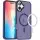 TPU+PC чехол Metal Buttons with MagSafe Colorful для Apple iPhone 16 Plus (6.7") Темно-фиолетовый / Dark Purple