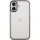 TPU+PC чехол Metal Buttons для Apple iPhone 16 (6.1") Серый