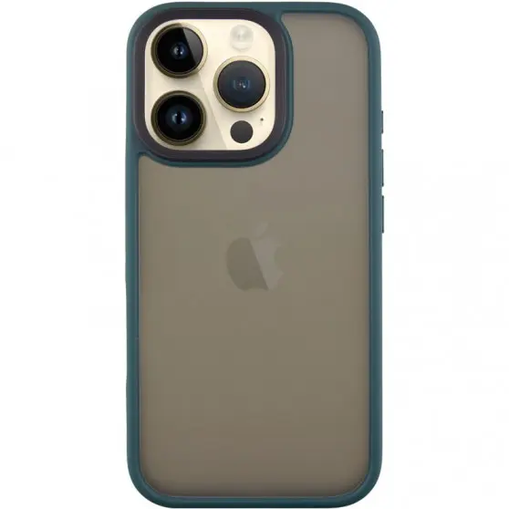 TPU+PC чехол Metal Buttons для Apple iPhone 16 Pro (6.3") Зеленый