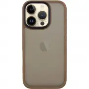 TPU+PC чохол Metal Buttons для Apple iPhone 16 Pro (6.3") Золотий