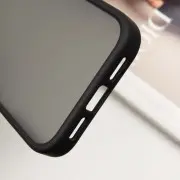 TPU+PC чехол Metal Buttons для Apple iPhone 16 Pro (6.3"), Черный