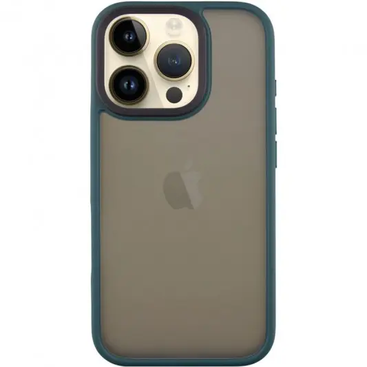 TPU+PC чохол Metal Buttons для Apple iPhone 16 Pro Max (6.9") Зелений