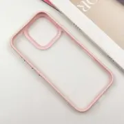 TPU+PC чохол Metal Buttons для Apple iPhone 16 Pro Max (6.9"), Рожевий