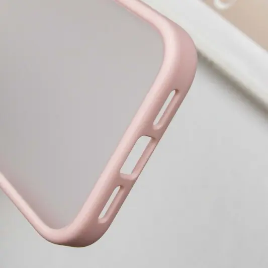 TPU+PC чохол Metal Buttons для Apple iPhone 16 Pro Max (6.9") Рожевий - зображення 4 
