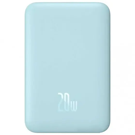 Портативное ЗУ Power Bank Baseus Magnetic Mini OS 20W c БЗУ 10000 mAh (PPCX110105) Blue