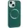 TPU чехол Bonbon Metal Style with MagSafe для Apple iPhone 15 (6.1") Зеленый / Pine green
