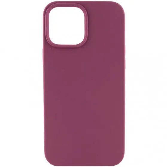 Чехол Silicone Case Full Protective (AA) NO LOGO для Apple iPhone 11 Pro Max (6.5") Бордовый / Plum