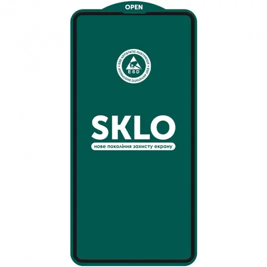 Захисне скло SKLO 5D (тех.пак) для Apple iPhone 16 Pro (6.3") Чорний