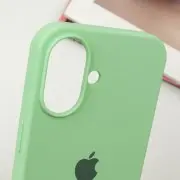 Чехол Silicone Case Full Protective (AA) для Apple iPhone 16 (6.1"), Зеленый / Pistachio