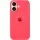 Чохол Silicone Case Full Protective (AA) для Apple iPhone 16 (6.1") Кавуновий / Watermelon red