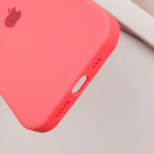 Чохол Silicone Case Full Protective (AA) для Apple iPhone 16 (6.1") Кавуновий / Watermelon red - зображення 5 