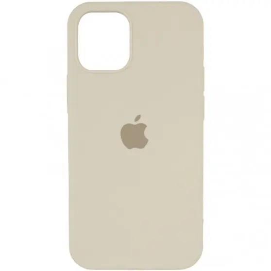 Чохол Silicone Case Full Protective (AA) для Apple iPhone 16 Pro (6.3") Бежевий / Antique White