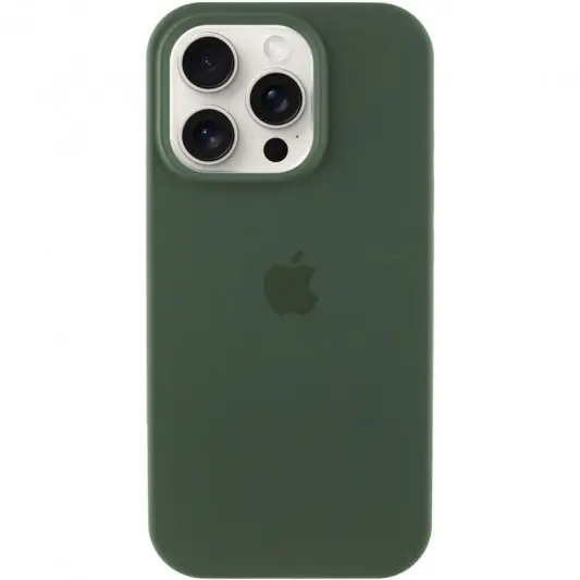 Чохол Silicone Case Full Protective (AA) для Apple iPhone 16 Pro Max (6.9") Зелений / Cyprus Green