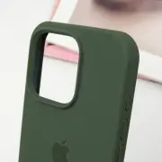 Чохол Silicone Case Full Protective (AA) для Apple iPhone 16 Pro Max (6.9"), Зелений / Cyprus Green