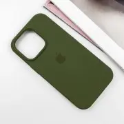 Чехол Silicone Case Full Protective (AA) для Apple iPhone 16 Pro Max (6.9"), Зеленый / Dark Olive