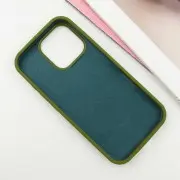 Чехол Silicone Case Full Protective (AA) для Apple iPhone 16 Pro Max (6.9"), Зеленый / Dark Olive