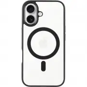 TPU+PC чохол Blueo Skin Friendly Frosted with MagSafe для Apple iPhone 16 (6.1") Чорний