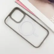 TPU+PC чехол Blueo Skin Friendly Frosted with MagSafe для Apple iPhone 16 Pro (6.3"), Серый