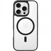 TPU+PC чехол Blueo Skin Friendly Frosted with MagSafe для Apple iPhone 16 Pro (6.3") Черный