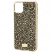 TPU чехол Bling World Rock Diamond для Apple iPhone 16 (6.1") Золотой