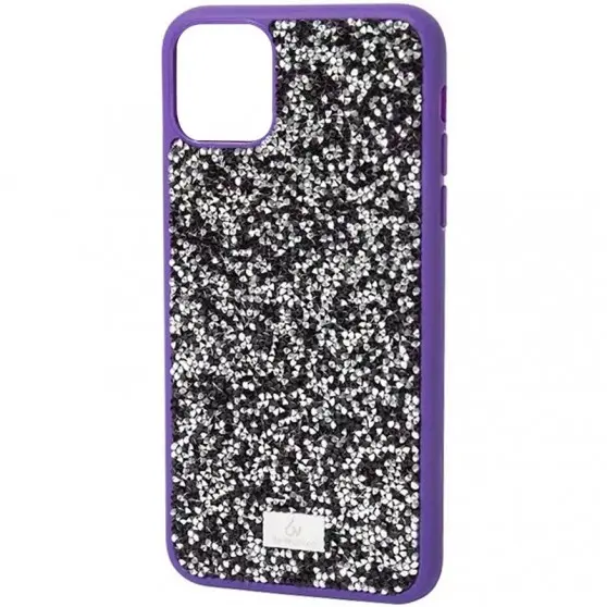 TPU чохол Bling World Rock Diamond для Apple iPhone 16 (6.1"), Фіолетовий
