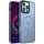 TPU+PC чохол Metal Buttons with MagSafe Colorful для Apple iPhone 16 Pro (6.3") Блакитний / Sierra Blue