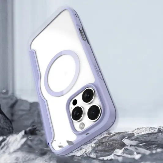 Чехол-книжка Dux Ducis Skin X Pro with MagSafe для Apple iPhone 16 Pro (6.3") Purple - изображение 5