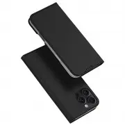 Чехол-книжка Dux Ducis с карманом для визиток для Apple iPhone 16 Pro (6.3") Черный
