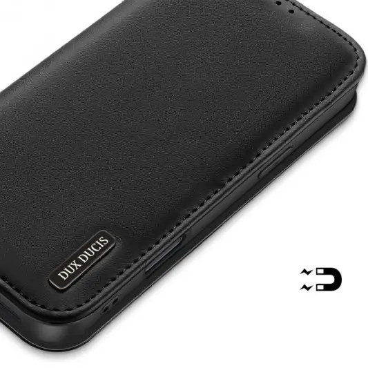 Чохол-книжка Dux Ducis Hivo для Apple iPhone 16 (6.1") Black - зображення 4 