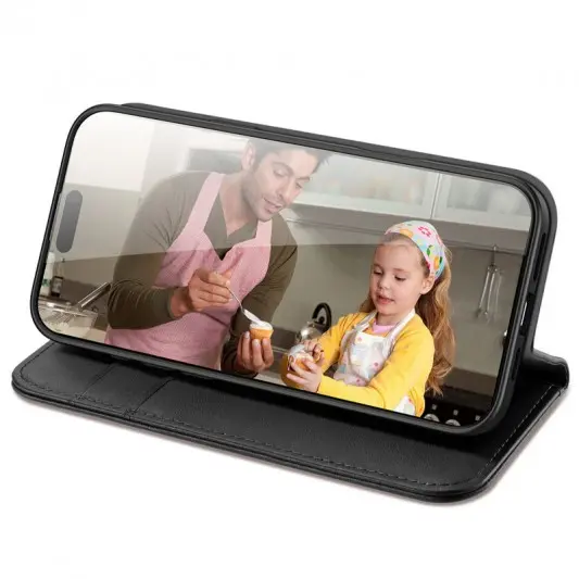 Чохол-книжка Dux Ducis Hivo для Apple iPhone 16 (6.1") Black - зображення 5 