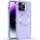 TPU чехол Bonbon Metal Style with MagSafe для Apple iPhone 16 Pro Max (6.9") Сиреневый / Dasheen