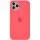 Чохол Silicone Case Full Protective (AA) для Apple iPhone 11 Pro Max (6.5") Рожевий / Flamingo