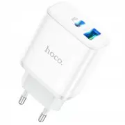 МЗП Hoco C105A Stage PD20W+QC3.0 (1USB-A/1C) White