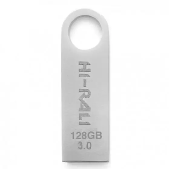 Флеш накопичувач USB 3.0 Hi-Rali Shuttle 128 GB Срібна серія Срібний