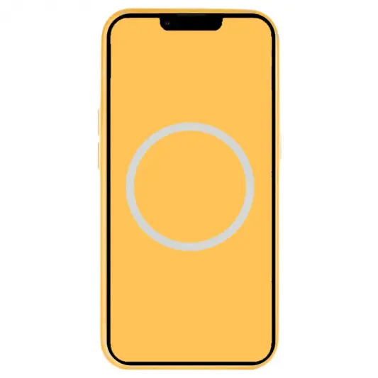 Чехол Silicone case (AAA) with Magsafe and Animation для Apple iPhone 15 Pro (6.1") Желтый / Sunshine - изображение 2
