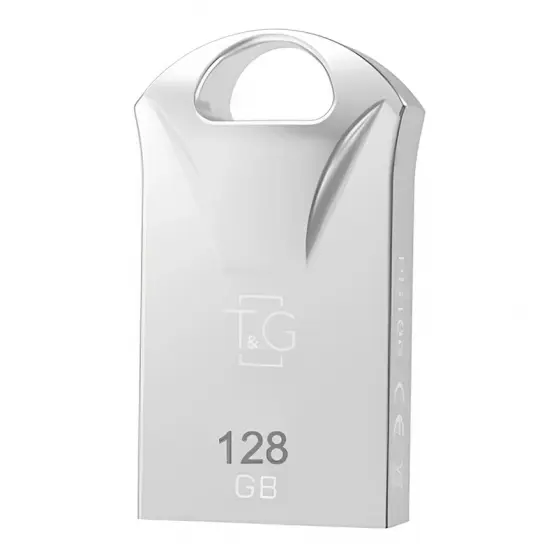 Флеш-драйв USB 3.0 Flash Drive T&G 106 Metal Series 128GB, Срібний