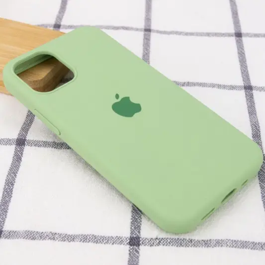 Чехол Silicone Case Full Protective (AA) для Apple iPhone 16 Plus (6.7") Мятный / Mint - изображение 1