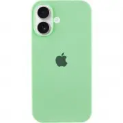 Чохол Silicone Case Full Protective (AA) для Apple iPhone 16 Plus (6.7") Зелений / Pistachio