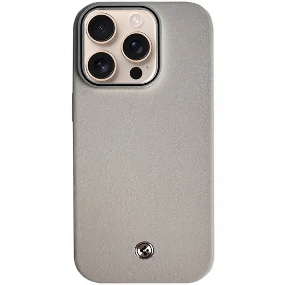 Чохол SGP PC+Leather with MagSafe для Apple iPhone 16 Pro Max (6.9") Grey