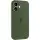 Чехол Silicone Case Full Camera Protective (AA) для Apple iPhone 16 (6.1") Зеленый / Dark Olive