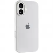 Чехол Silicone Case Full Camera Protective (AA) для Apple iPhone 16 (6.1") Белый / White