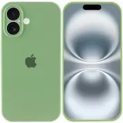 Чехол Silicone Case Full Camera Protective (AA) для Apple iPhone 16 (6.1"), Мятный / Mint