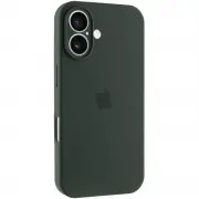 Чохол Silicone Case Full Camera Protective (AA) для Apple iPhone 16 (6.1") Зелений / Cyprus Green