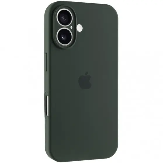 Чохол Silicone Case Full Camera Protective (AA) для Apple iPhone 16 (6.1") Зелений / Cyprus Green