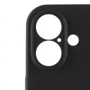 Чехол Silicone Case Full Camera Protective (AA) для Apple iPhone 16 Plus (6.7"), Черный / Black