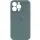 Чехол Silicone Case Full Camera Protective (AA) для Apple iPhone 16 Plus (6.7") Зеленый / Pine green