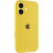 Чохол Silicone Case Full Camera Protective (AA) Apple iPhone 16 Plus (6.7"), Жовтий / Yellow