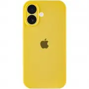 Чохол Silicone Case Full Camera Protective (AA) Apple iPhone 16 Plus (6.7"), Жовтий / Yellow