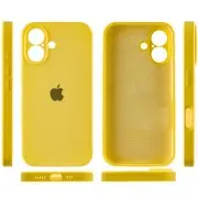 Чохол Silicone Case Full Camera Protective (AA) Apple iPhone 16 Plus (6.7"), Жовтий / Yellow