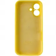 Чохол Silicone Case Full Camera Protective (AA) Apple iPhone 16 Plus (6.7"), Жовтий / Yellow